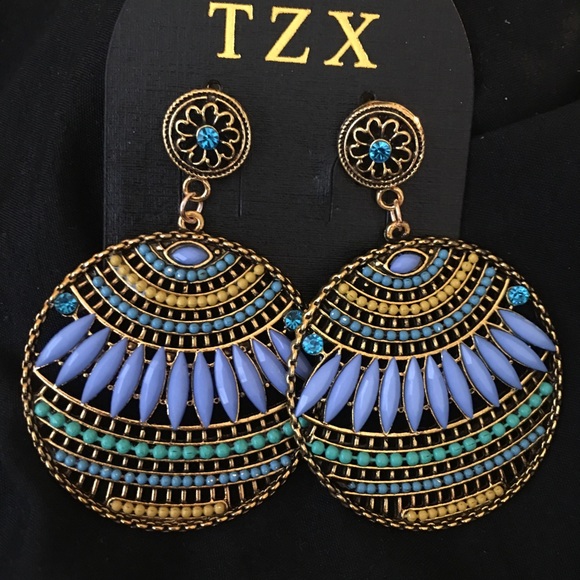 🌻3 for $20🌻💥LAST PAIR💥Boho Beaded Earrings - Picture 1 of 7